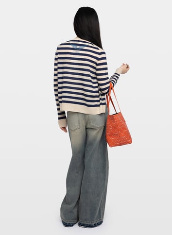 Cardigan droit en cachemire ZADIG&VOLTAIRE Bleu